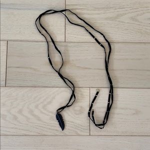 Marlyn Schiff Rustic Feather Necklace